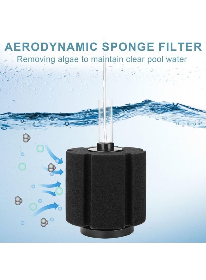 فلتر اسفنجي XY-380 لحوض السمك، بيوكيميائي ناعم والبيتا فراي والروبيان، هواء - Image 3